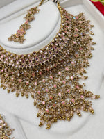 Load image into Gallery viewer, कैरल बेबी पिंक चोकर सेट