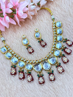Load image into Gallery viewer, Kavyas Kundan Indian choker set