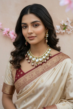 Load image into Gallery viewer, Kavyas Kundan Indian choker set
