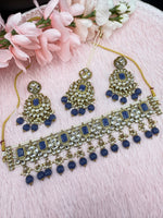 Load image into Gallery viewer, Diva Kundan jewellery Choker Set