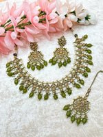 Load image into Gallery viewer, Nilima Polki Choker Set