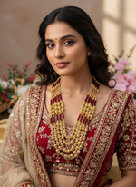 Load image into Gallery viewer, Zainab Red Five Layer Mala