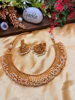 Load image into Gallery viewer, Gajara Antique Gold Choker Set
