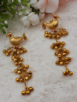 Load image into Gallery viewer, Kashmiri Bird Ghungru Earrings