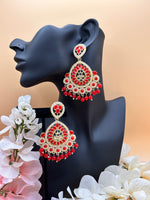 Load image into Gallery viewer, Kundan Light Weight Earrings