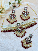 Load image into Gallery viewer, Meenakari Suhani Kundan Choker Set