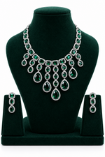Load image into Gallery viewer, Emerald Green Necklace Set
