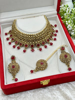 Load image into Gallery viewer, Rupasi Antique Gold choker set
