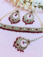 Load image into Gallery viewer, नवी मिरर चोकर सेट