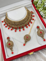 Load image into Gallery viewer, Rupasi Antique Gold choker set