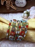 Load image into Gallery viewer, Akansha Multi color original punjabi chura