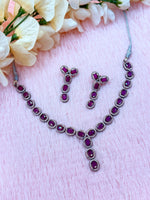 Load image into Gallery viewer, Ad Asiana Necklace set In Rose Gold