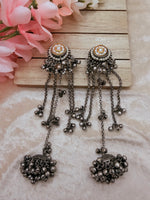 Load image into Gallery viewer, Kashmiri Oxidized jhumki