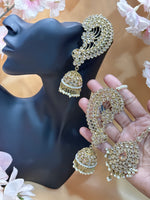 Load image into Gallery viewer, रांची पोल्की टिक्का इयररिंग्स सेट