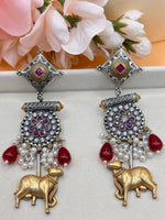 Load image into Gallery viewer, Sahana American Diamond Monalisa Earring