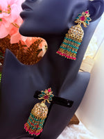 Load image into Gallery viewer, Noora Polki Jhumki