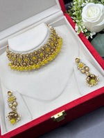 Load image into Gallery viewer, Lalita Stone Indian choker set