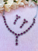 Load image into Gallery viewer, Ad Asiana Necklace set In Rose Gold