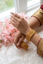 Load image into Gallery viewer, Golden rajasthani kada