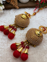 Load image into Gallery viewer, दुल्हन के लिए लाल रंग की कलीरे