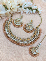 Load image into Gallery viewer, Deepali Kundan Choker Set.