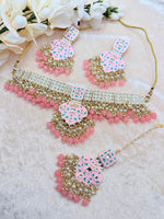 Load image into Gallery viewer, Meenakari Suhani Kundan Choker Set