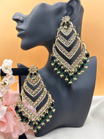 Load image into Gallery viewer, Zaina Kundan Earring Chandbali