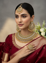 Load image into Gallery viewer, Pakistani Naziya Champagne Semi Bridal Set