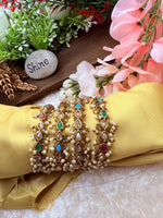 Load image into Gallery viewer, Polki Bangles Multi Color’s