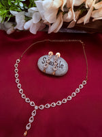 Load image into Gallery viewer, Marian American Diamond Roaegold Necklace set