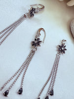 Load image into Gallery viewer, Hanging Ad pendent with Ring earring set