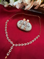 Load image into Gallery viewer, Marian American Diamond Roaegold Necklace set