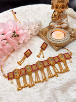 Load image into Gallery viewer, Durga High Quality Golden Set