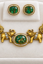Load image into Gallery viewer, Elephant High Quality gold plated Choker set