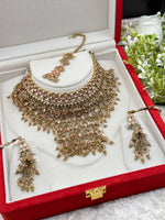 Load image into Gallery viewer, कैरल बेबी पिंक चोकर सेट