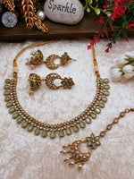Load image into Gallery viewer, Shikas Simply Polki Choker Set