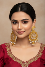 Load image into Gallery viewer, Survi Oversized Golden Earring
