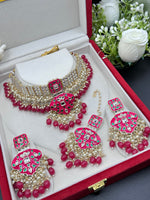 Load image into Gallery viewer, Meenakari Suhani Kundan Choker Set
