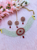 Load image into Gallery viewer, American Diamond Choker Set