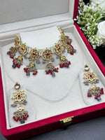 Load image into Gallery viewer, Malika Meenakari Kundan Choker Necklace