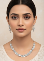 Load image into Gallery viewer, Maina American Diamond Indian Necklace Set