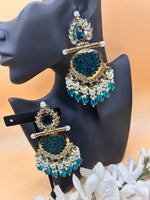 Load image into Gallery viewer, Sanjana Chandbali Earrings