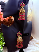 Load image into Gallery viewer, Noora Polki Jhumki