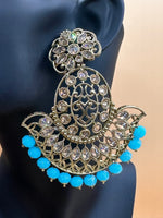 Load image into Gallery viewer, Kiya Oversized polki earrings