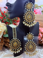 Load image into Gallery viewer, Samira Golden Big Tikka set