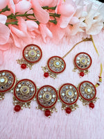 Load image into Gallery viewer, Sunita’s Mirror Choker Set