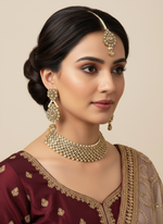 Load image into Gallery viewer, Samira antique Gold Choker set