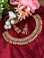 Load image into Gallery viewer, रोज़गोल्ड नेकलेस सेट