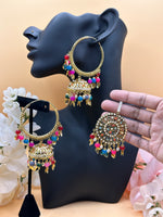 Load image into Gallery viewer, वालिया झुमकी टीका सेट