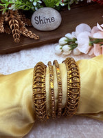 Load image into Gallery viewer, Stone Golden Bangles